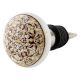 Floral Pattern Flat Ceramic Wine Bottle Stopper